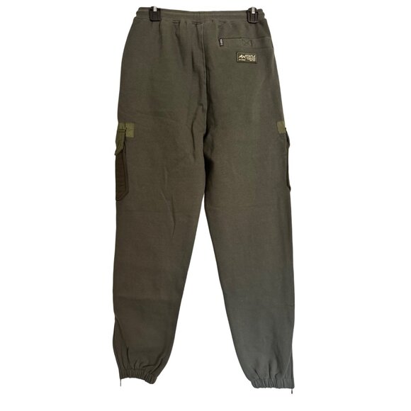 Staple Outdoor DVSN Size Small Sweat Pants Forrest Green Climbing Cargo NWT $78 - Picture 2 of 9